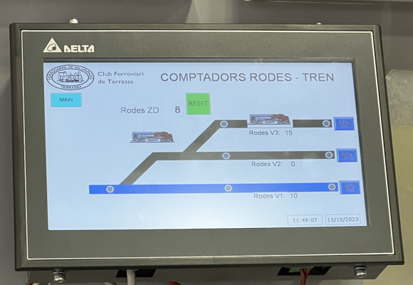 Automatizació del nostre circuit al Ferrocarril de Vallparadís