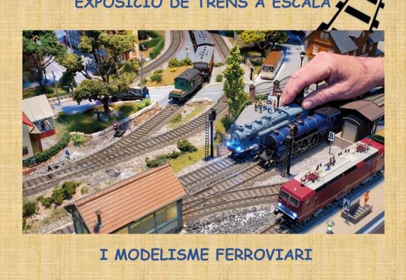 Exposició de trens a escala. Amics del Trens. Arenys de Munt – Arenys de Mar. I Modelisme Ferroviari.