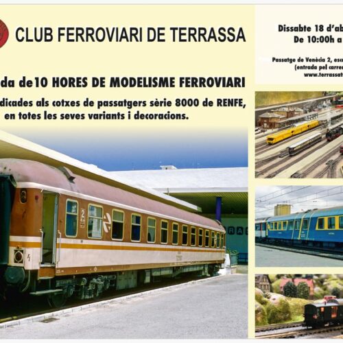 10 HORES DE MODELISME FERROVIARI XIX Jornada de Portes Obertes